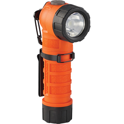PolyTac&reg; 90 X Right Angle Flashlight, LED, CR123A Batteries, Polymer Fastek