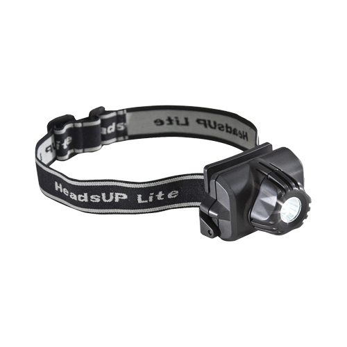 HeadsUp Lite 2690 Headlamp, LED, 74 Lumens, 11 Hrs. Run Time, AAA Batteries Fastek