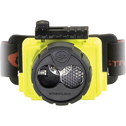 Double Clutch USB Headlamp, LED, 125 Lumens, 3.5 Hrs. Run Time, Rechargeable Batteries Fastek