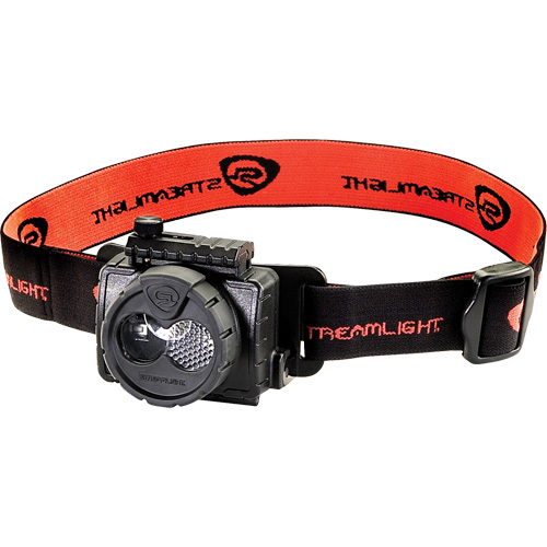Double Clutch USB Headlamp, LED, 125 Lumens, 3.5 Hrs. Run Time, Rechargeable Batteries Fastek