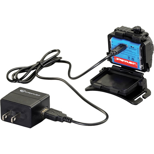 Double Clutch USB Headlamp, LED, 125 Lumens, 3.5 Hrs. Run Time, Rechargeable Batteries Fastek