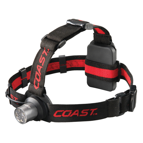 HL5 Headlamp, LED, 175 Lumens, 3.25 Hrs. Run Time, AAA Batteries Fastek