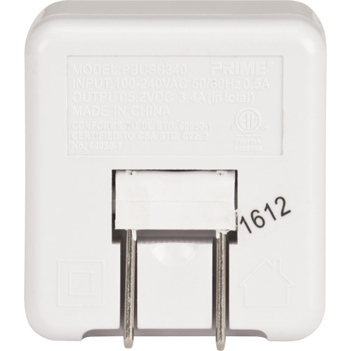 Prime&reg; High-Speed USB Charger Fastek