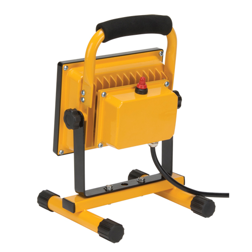 Portable Work Light, LED, 20 W, 2500 Lumens, Aluminum Housing Fastek