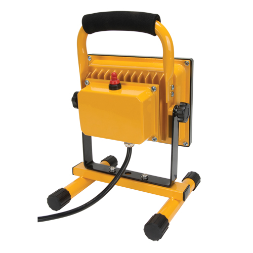 Portable Work Light, LED, 20 W, 2500 Lumens, Aluminum Housing Fastek