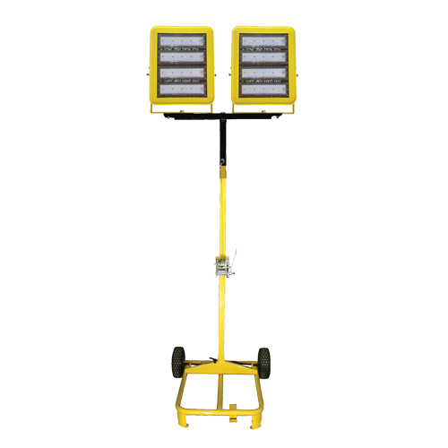 Dual-Head Cart with Winch, LED, 400 W, 60000 Lumens, Aluminum Housing Fastek