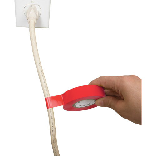 Ruban isolant, 19 mm (3/4") x 18 m (60'), Rouge, 7 mils Fastek