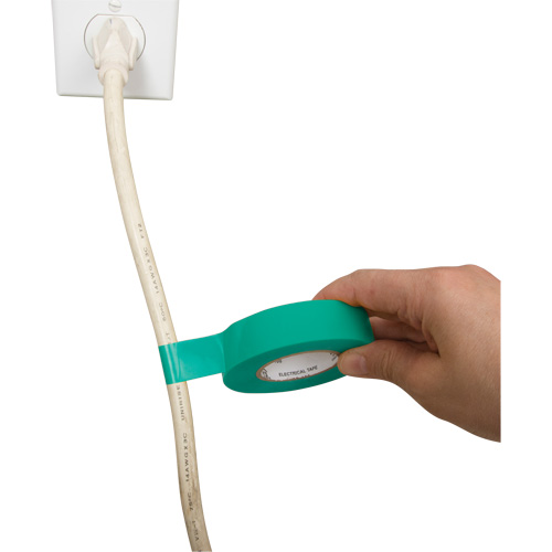 Electrical Tape, 19 mm (3/4") x 18 M (60'), Green, 7 mils Fastek