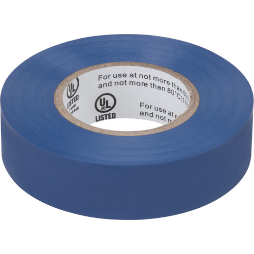 Ruban isolant, 19 mm (3/4") x 18 m (60'), Bleu, 7 mils Fastek