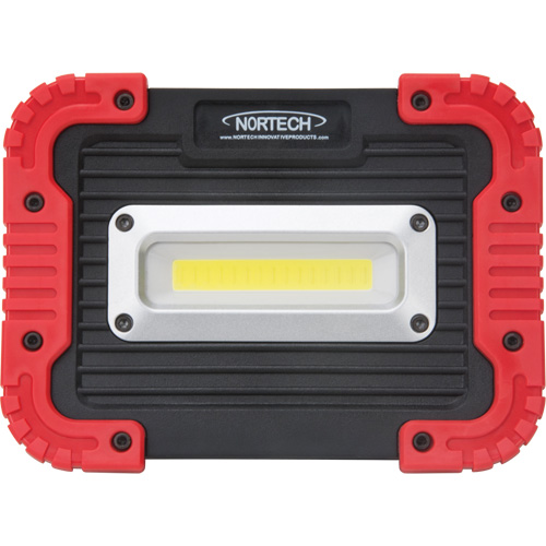 Portable Work Light, LED, 10 W, 1000 Lumens, Plastic Housing Fastek