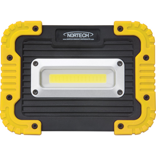 Portable Work Light, LED, 10 W, 1000 Lumens, Plastic Housing Fastek