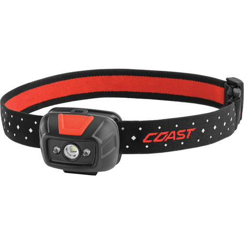 FL19 Flood Beam Headlamp, LED, 330 Lumens, 3.25 Hrs. Run Time, AAA Batteries Fastek