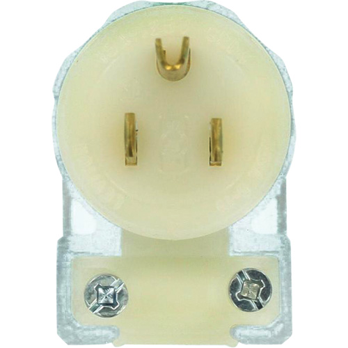 Angled Hospital Grade Extension Plug, Nylon, 15 Amps, 125 V Fastek