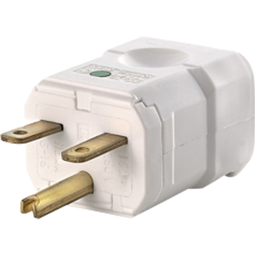 Hospital Grade Extension Plug, Nylon, 15 A, 250 V Fastek