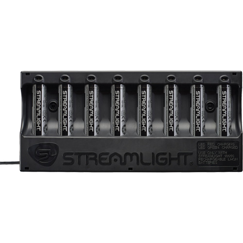 8-Unit USB Battery Charger & Batteries Fastek