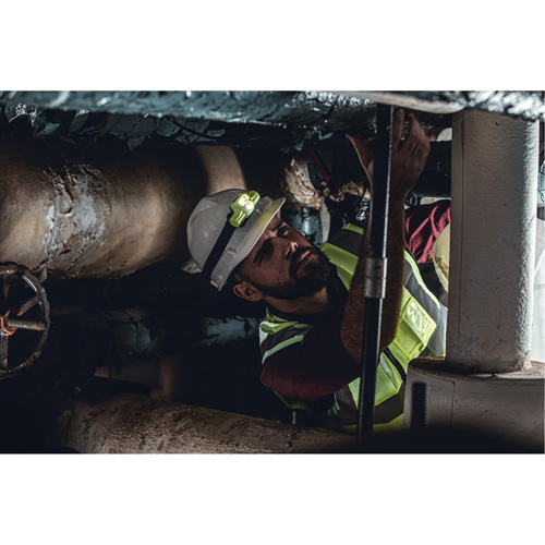 USB HAZ-LO&reg; Intrinsically Safe Headlamp, LED, 250 Lumens, 7 Hrs. Run Time, Rechargeable Batteries Fastek