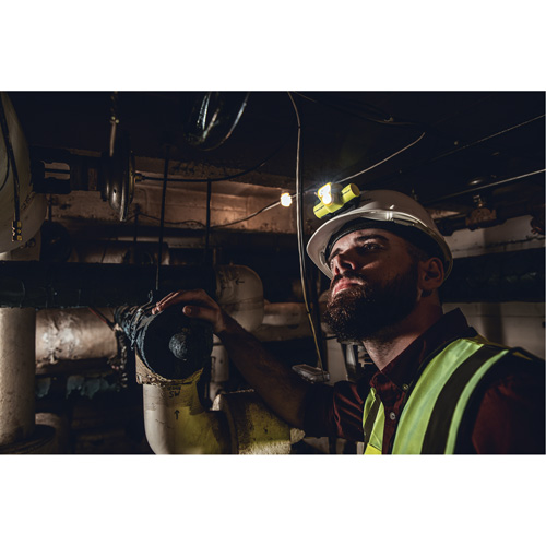 USB HAZ-LO&reg; Intrinsically Safe Headlamp, LED, 250 Lumens, 7 Hrs. Run Time, Rechargeable Batteries Fastek