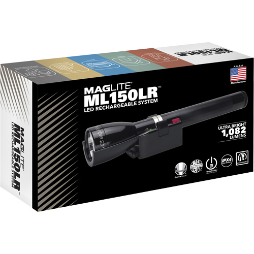 Lampe de poche &agrave; recharge rapide ML150LR(X), DEL, 1082 lumens, Piles Rechargeable Fastek