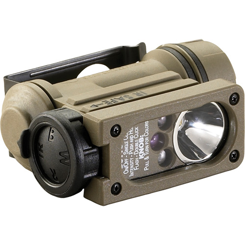 Sidewinder Compact&reg; II Hands Free Light, LED, 55 Lumens, 6 Hrs. Run Time, AA Batteries Fastek