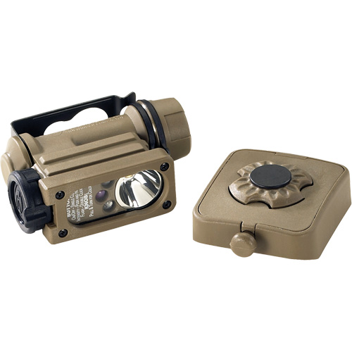Sidewinder Compact&reg; II Military Model Hands Free Light, LED, 55 Lumens, 6 Hrs. Run Time, AA Batteries Fastek