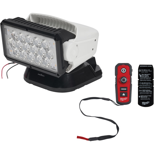 Utility Remote Control Search Light, LED, 4250 Lumens Fastek