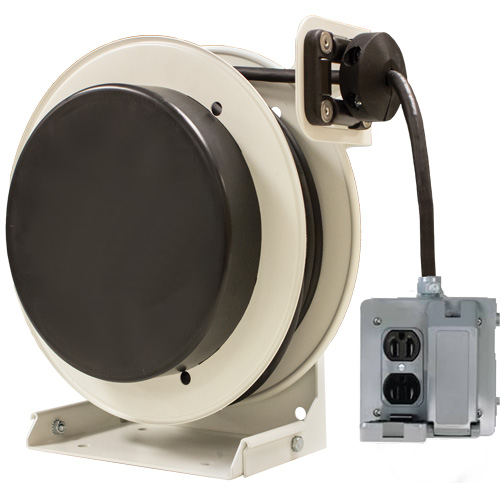 Cord Reel, 50', SJOOW, 12/3 Gauge, 15 A Fastek