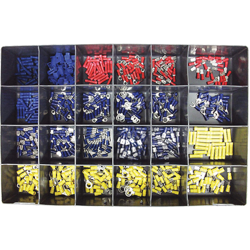 600-Piece Vinyl Insulated Terminals Kit Fastek