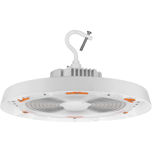 UFO High Bay Light, LED, 120 - 347 V, 200 W, 7.3" H x 11" W Fastek