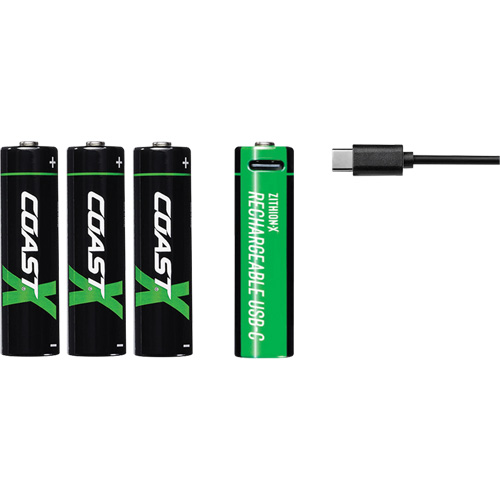 Batteries AA rechargeables Zithion Fastek