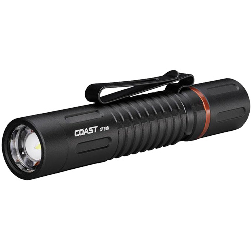 XT20R USB-C Focusing Flashlight, 520 Lumens, Rechargeable/AA Batteries Fastek