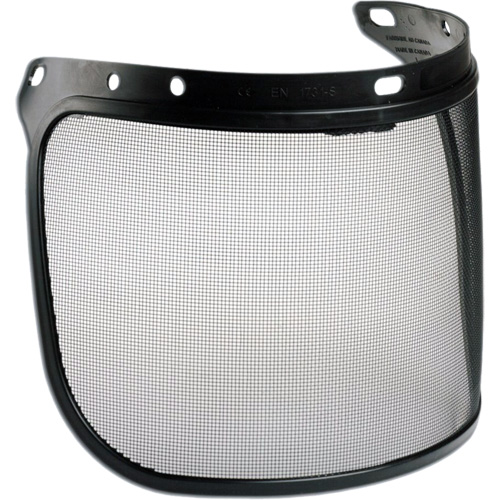 Mesh Faceshield Screen, 15-1/2" W x 7" H Fastek