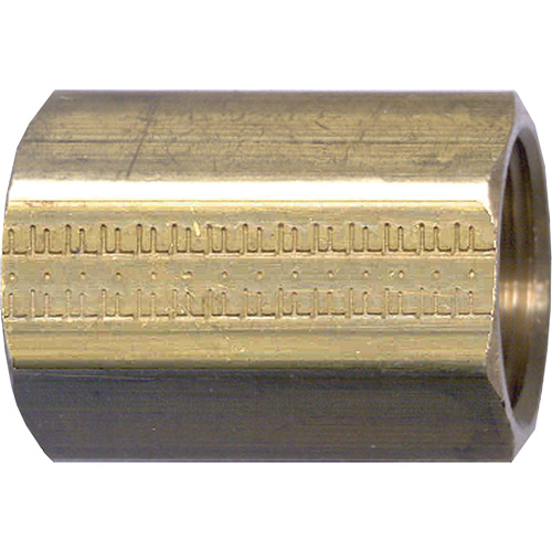 Pipe Coupling, Brass, 1/2" Fastek