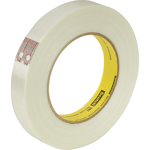 Scotch&reg; 897 Filament Tape, 5 mils Thick, 12 mm (47/100") x 55 m (180')  Fastek