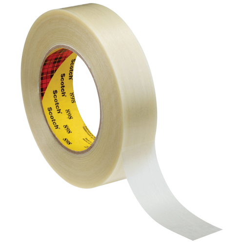 Scotch&reg; Filament Tape, 6.6 mils Thick, 24 mm (47/50") x 55 m (180')  Fastek