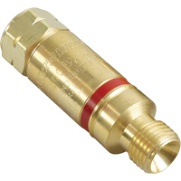 Flashback Arrestors - Oxy/Fuel Gas, Fuel Gas (red)/Oxygen (green), Regulator Adaptor Style Fastek