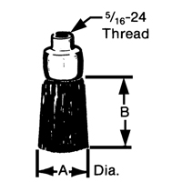 Brosses plates, rondes ou Roto Fastek