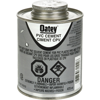 PVC Heavy-Duty Cement, 473 ml, Brush-Top Can, Grey AB423 | Fastek