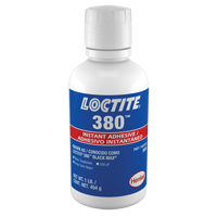 380™ Toughened Instant Adhesives, Black, Bottle, 453 g AF080 | Fastek