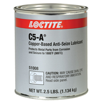 Loctite<sup>®</sup> 8008 C5-A Copper Anti-Seize Lubricant, 2.5 lbs., Can, 1800°F (982°C) Max Temp. AF272 | Fastek