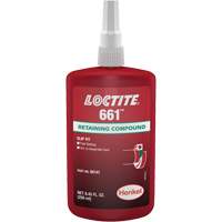 Loctite&reg; 661 Retaining Compound, 250 ml, Bottle, Yellow Fastek