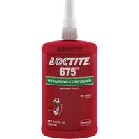 Loctite&reg; 675 Threadlocker, 250 ml, Bottle, Green Fastek