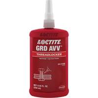 Letter Grade AVV Threadlocker, Red, High, 250 ml, Bottle Fastek
