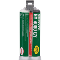 HY 4080 GY Structural Repair Hybrid Adhesive, Two-Part, Dual Cartridge, 50 g, Grey Fastek