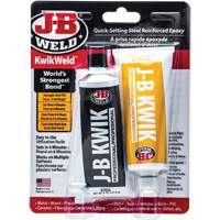 KwikWeld Epoxy, Two-Part, Tube, 10 oz., Grey Fastek