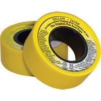 PTFE Thread Sealant Tape, 236" L x 3/4" W, Yellow Fastek