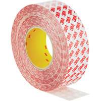 Ruban adh&eacute;sif double face, Polyester, 50 mm (1,96") la x 50 m (164') lo, 8 mils &eacute;pais Fastek