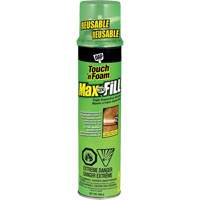 Touch 'n Foam&reg; Max Fill Triple Expanding Sealant, 566 g, Aerosol Can, Cream Fastek