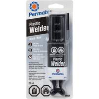 Colle &eacute;poxyde Plastic Welder, 25 ml, Seringue, Deux composants, Noir Fastek