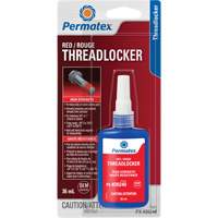 Permanent Strength Threadlocker, Red, High, 36 ml, Bottle AH115 | Fastek
