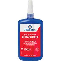 Permanent Strength Threadlocker, Red, High, 250 ml, Bottle AH116 | Fastek